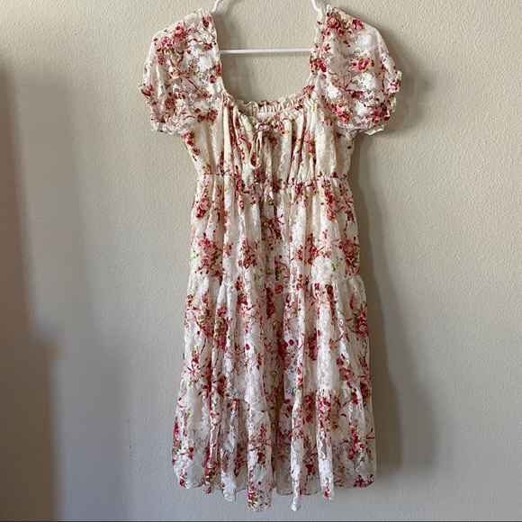 Liz Lisa Floral Lace Dress ...